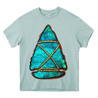 Arona turquoise arrowhead Heavy Core Tee - Jasminsmagicworld