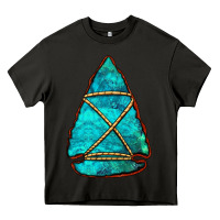 Asphalt turquoise arrowhead Heavy Core Tee - Jasminsmagicworld
