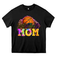 Black basketball mom Heavy Core Tee - OliviaCreatesArt