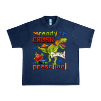 Navy ready to crush preschool Urban Heavy Tee - BundleAndBundleShop
