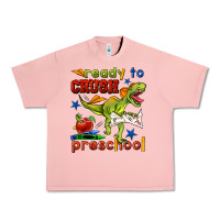 Salmon ready to crush preschool Urban Heavy Tee - BundleAndBundleShop