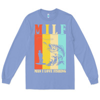 Colony Blue fishing t  shirt milf man i love fishing t  shirt Long Sleeve Tee - baoMotion