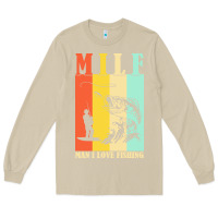 Mushroom fishing t  shirt milf man i love fishing t  shirt Long Sleeve Tee - baoMotion