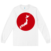 White japan island Long Sleeve Tee - baoMotion