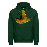 Forest Green leopard witch hat Urban Hoodie - Jasminsmagicworld