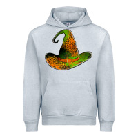 Heather Grey leopard witch hat Urban Hoodie - Jasminsmagicworld