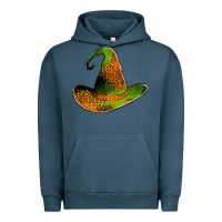 Pigment Midnight Navy leopard witch hat Urban Hoodie - Jasminsmagicworld