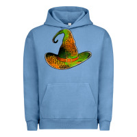 Pigment Pebble Blue leopard witch hat Urban Hoodie - Jasminsmagicworld