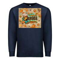 Navy Pumpkin spice junkie Premium Sweatshirt - RanaPortraitStore