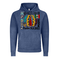 Vintage Denim madre Vintage Hoodie - CowhideDigitalArt