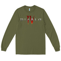 Army Green Diablo 4 Gämë Online Long Sleeve Tee - baoMotion