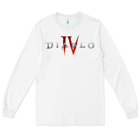 White Diablo 4 Gämë Online Long Sleeve Tee - baoMotion