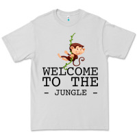Dove Grey Welcome To The Jungle Premium Tee - Bettercallsaul