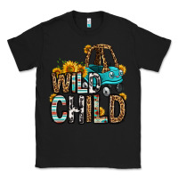 Black wild child kids car Classic Tee - OliviaCreatesArt