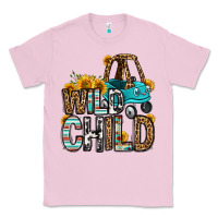 Bubblegum Pink wild child kids car Classic Tee - OliviaCreatesArt