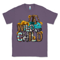 Lavender wild child kids car Classic Tee - OliviaCreatesArt