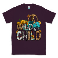 Plum wild child kids car Classic Tee - OliviaCreatesArt