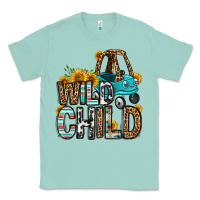 Seafoam wild child kids car Classic Tee - OliviaCreatesArt
