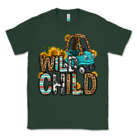 Sports Green wild child kids car Classic Tee - OliviaCreatesArt