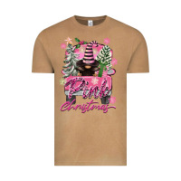 Vintage Camel Pink Christmas Truck Gnome Vintage Tee - FaDigitalArtStudio