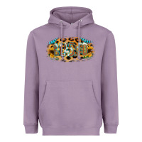 Lavender Blessed Sunflower Gemstone Heavyweight Hoodie - RanaPortraitStore