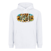 White Blessed Sunflower Gemstone Heavyweight Hoodie - RanaPortraitStore