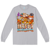 Moon Dust happy thanksgiving Long Sleeve Tee - CowhideDigitalArt