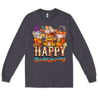 Smoke happy thanksgiving Long Sleeve Tee - CowhideDigitalArt