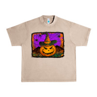 Jack O' Lantern Pumpkin Urban Heavy Tee | Teevron