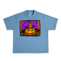 Pebble Blue jack o' lantern pumpkin Urban Heavy Tee - Jasminsmagicworld
