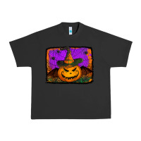 Pigment Black jack o' lantern pumpkin Urban Heavy Tee - Jasminsmagicworld