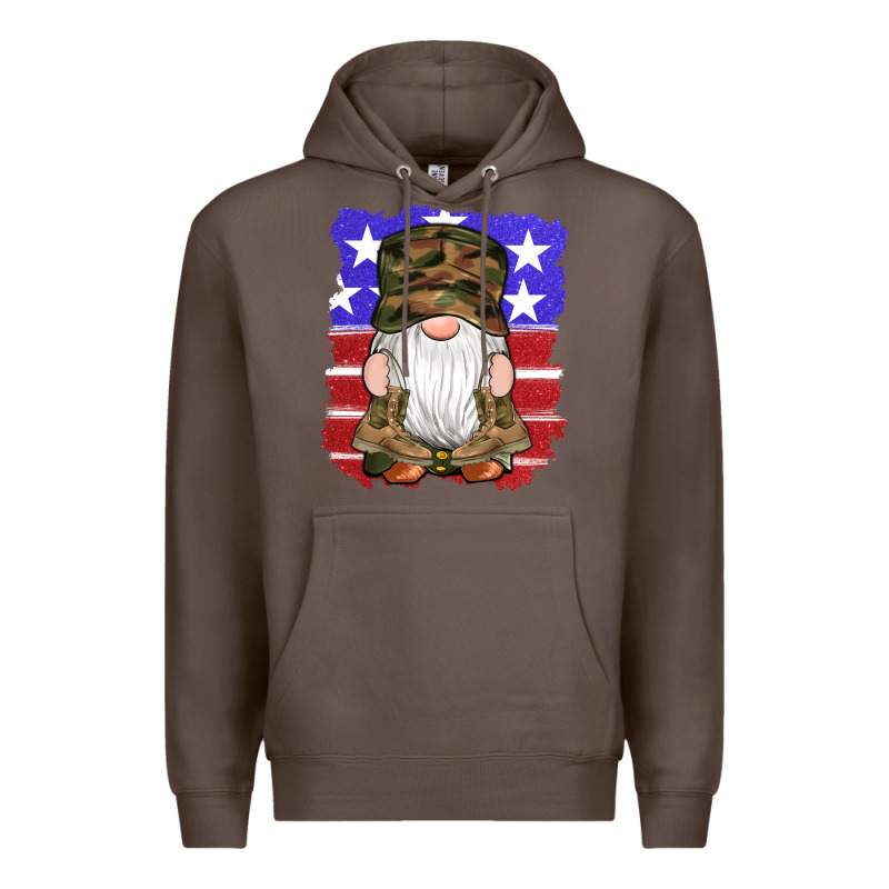 Military Gnomes Boots American Flag Premium Hoodie by Artiststas | Teevron
