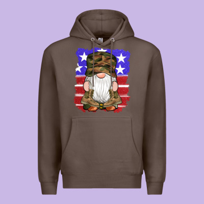 Military Gnomes Boots American Flag Premium Hoodie Designed By Artiststas