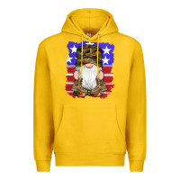 Lemon military gnomes boots american flag Premium Hoodie - Artiststas