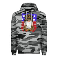 Slate Camo military gnomes boots american flag Premium Hoodie - Artiststas