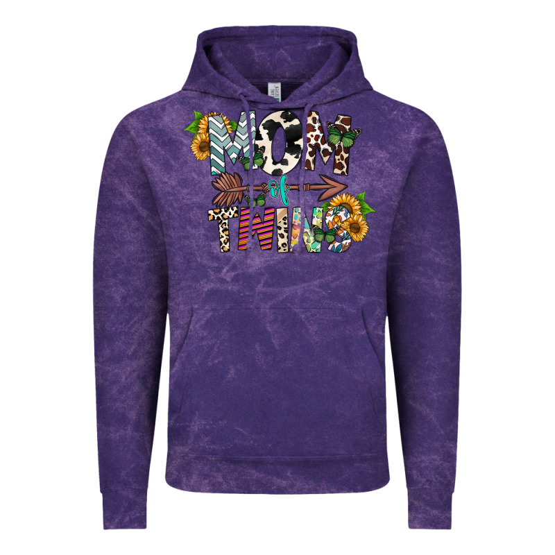 Mom Of Twins Vintage Hoodie by CowhideDigitalArt | Teevron
