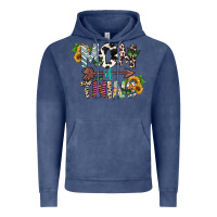 Vintage Denim mom of twins Vintage Hoodie - CowhideDigitalArt