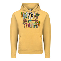 Vintage Mustard mom of twins Vintage Hoodie - CowhideDigitalArt