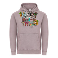 Vintage Zinc mom of twins Vintage Hoodie - CowhideDigitalArt