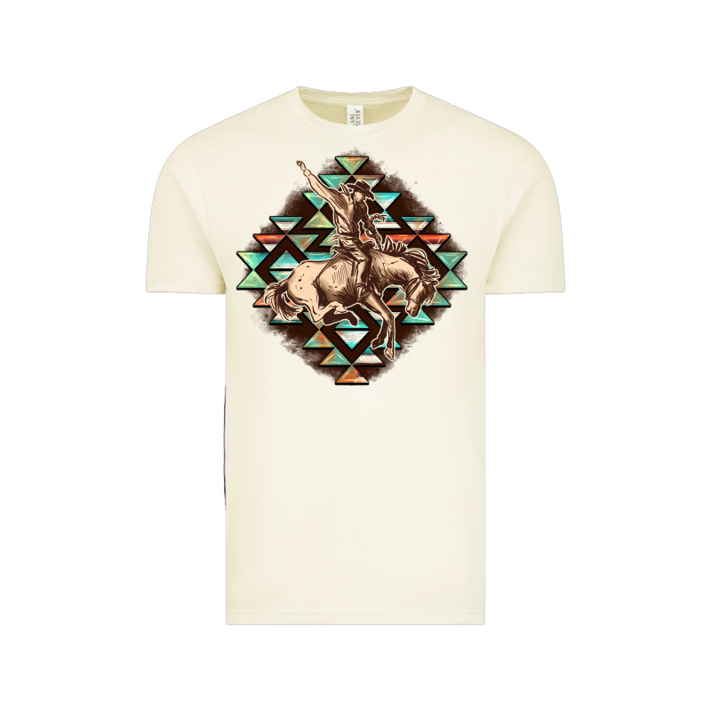 Aztec Symbol Rodeo Vintage Tee by FaDigitalArtStudio | Teevron