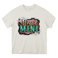 Cream blessed mini Heavy Core Tee - OliviaCreatesArt