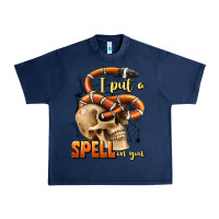 Navy i put a spell on you Urban Heavy Tee - BundleAndBundleShop