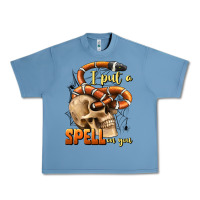 Pebble Blue i put a spell on you Urban Heavy Tee - BundleAndBundleShop