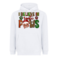 White i believe in santa paws chihuahuha Heavyweight Hoodie - Jasminsmagicworld