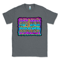 Charcoal Heather Hot Mom Summer Leopard Classic Tee - CowCowDesign