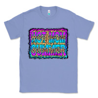 Colony Blue Hot Mom Summer Leopard Classic Tee - CowCowDesign