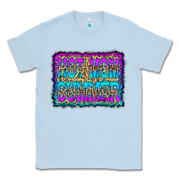 Dusty Blue Hot Mom Summer Leopard Classic Tee - CowCowDesign