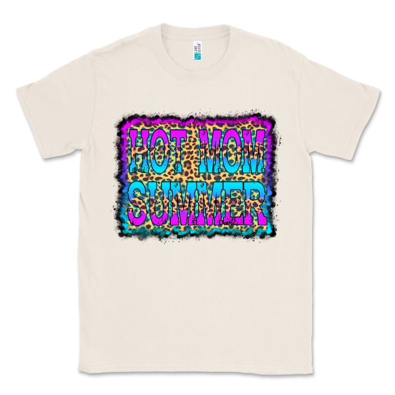 Hot Mom Summer Leopard Classic Tee by CowCowDesign | Teevron