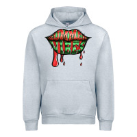Heather Grey summer vibes watermelon lips Urban Hoodie - Jasminsmagicworld