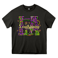 Asphalt louisiana mardi gras Heavy Core Tee - OliviaCreatesArt